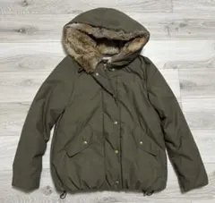 定価4万 RADIATE ファー付き　モッズコート ミリタリージャケット カーキ