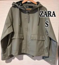【新品未使用】ZARA フード付きジャケット