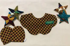 ハンドメイド　よだれ掛け&ミトン　2つセット☆