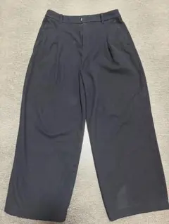 【完売品】UNIQLO ブラッシュドジャージータックワイドパンツ