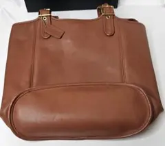 COACH オールドコーチ レザー トートバッグ ブラウン
