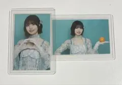 【オークション】乃木坂46 ネーブルオレンジ ミニ生写真 中西アルノ 2種