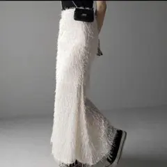 【avocado様専用】me+emselectシャギーフリンジロングマーメイド