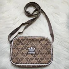 【美品】adidas モノグラム ミニエアライナーバッグ