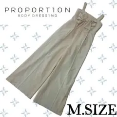 a32〚PROPORTION BODY DRESSING〛リボン付サロペットM寸のサムネイル