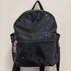 ‼️美品‼️ ANNA SUI リュック 星柄 刺繍 スター ブラック×パープルのサムネイル