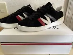 新品未使用☆モンクレールMONACO Mスエード ブラックスニーカー41