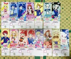 未使用　アイカツ　アニon リクエストチケット　星宮いちご　他　15枚セット