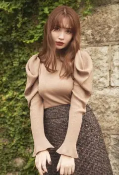 2026年最新】volume sleeve rib knit topの人気アイテム - メルカリ