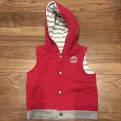 更にお値下げ❤️プチバトー❤️フード付きベビーベスト