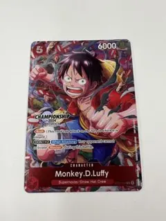 【英語版】モンキー D ルフィ チャンピオンシップ プロモ　完美品