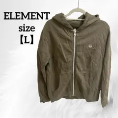 ELEMENT 【L】オリーブ フルジップフーディのサムネイル