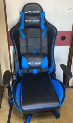 ゲーミングチェアGTRACING オットマン付きリクライニング デスクチェアのサムネイル