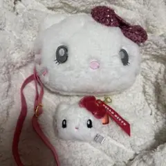 USJ キティ ぬいぐるみ型ショルダーバッグ