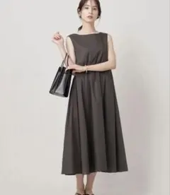 バックレースアップワンピース ナノユニバース