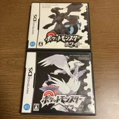 ニンテンドーDS ポケットモンスター ブラック・ホワイト 2本セット