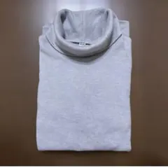 UNIQLO＊ヒートテック＊フリースタートルネックＴ＊ライトグレー＊M