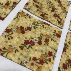 ハンドメイド和柄コースター　5枚