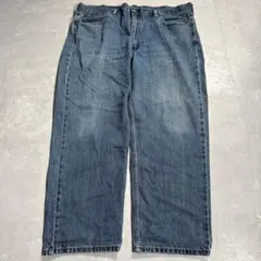 00s Levi's 550 ワイドデニム W42 b系 シルバータブ 極太
