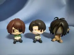 進撃の巨人 ちょこのっこ リヴァイ ハンジ エレン