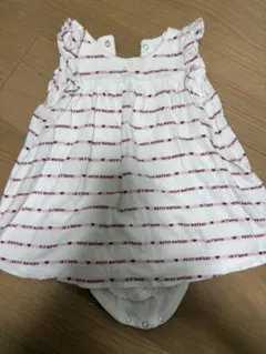 プチバトー ワンピース風ロンパース