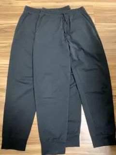 2枚セット ユニクロ アクティブジョガーパンツ Sサイズ ブラック 黒