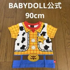トイストーリー　ウッディ　Tシャツ 90cm コスチューム　ディズニー 半袖のサムネイル