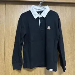 GAP ラガーシャツ 長袖 ブラック 5years 110cm ブラック