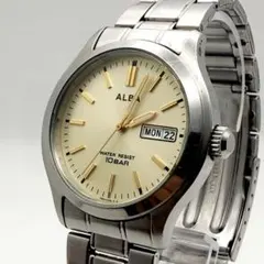 新品電池 SEIKO ALBA 7N43-0BA0 メンズ 腕時計 ゴールドのサムネイル