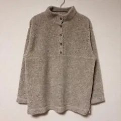 USA製　80〜90s L.L.Bean ハーフボタン フリース　S