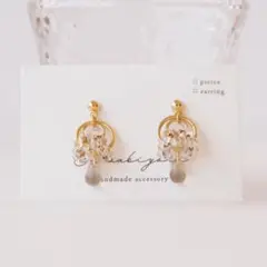 チェコビーズ ピアス