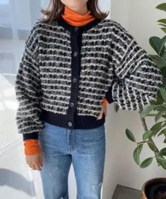 【前後着用可能】２ＷＡＹガラショートカーディガン