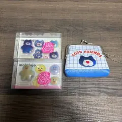 mojojojoミニちゅるシール2種&TODD FRIENDS がま口ポーチ