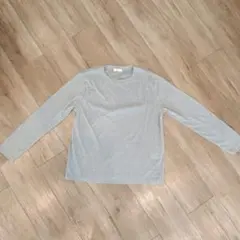 3L myuwa グレー 長袖Tシャツ