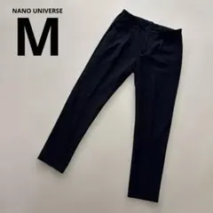 【メンズ】ナノユニバース スラックス パンツ ドローストリング 裏地付 ネイビーのサムネイル