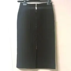 【美ライン】グリーンレーベル タイトスカート 36/S相当 ネイビー