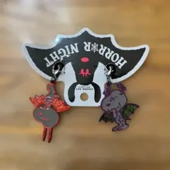 ユニバ　おみやげ スヌーピー ホラー・ナイト チャームセット