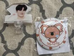 TREASURE ジュンギュ カプセルトイ クリップ&缶ミラー