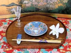 大聖寺伊万里　金襴手　菊に柘榴　松竹梅の図　輪花４寸皿２枚　E638AS-DCh 大聖寺伊万里 金襴手 元禄写 菊に楼閣山水の図 4寸皿 F616AS-DFf