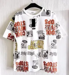 《新品・未使用タグ付き》 Disneyミッキーマウス♡コミック柄半袖TシャツS