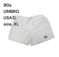 90s UMBRO USA製 ショーツ ホワイト XL vintage バギーズのサムネイル