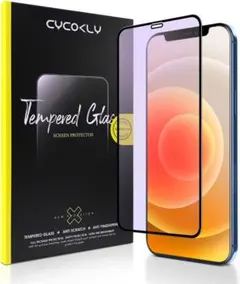 ★ CYCOKLY ガラスフィルム ブルーライトカット f 着 気泡防止 506