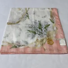 Christian Dior 花柄ハンカチ