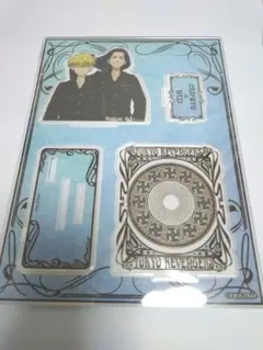 【東京リベンジャーズ】　アールヌーボーアート　アクリルジオラマ　千冬＆場地