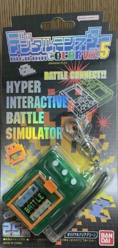 【新品】デジタルモンスターcolor Ver.5 グリーン　デジモンカラー デジモン】液晶玩具「デジタルモンスターCOLOR（Ver.3