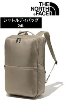 超美品！　24L The North Face シャトルデイバッグ　ベージュ