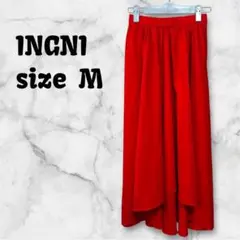 【M-172】 INGNI フレアスカート ロング丈 Mサイズ ウエスト後ろゴム