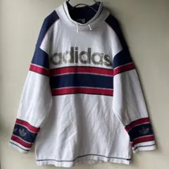 90s デサントadidas アディダス　トレフォイル　日本製　L