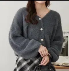 RMAF　フェザーニットカーディガン