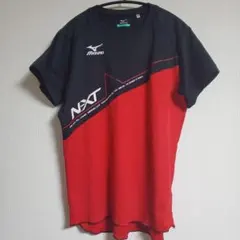 Mizuno NXT 陸上 Tシャツ Lサイズ 黒/赤